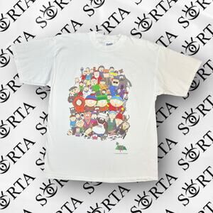Vintage 1998 Comedy Central South Park Characters Short Sleeve T-Shirt Size XL